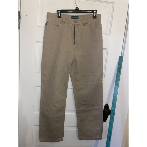 Lauren Jeans Co - Ralph Lauren- Vintage Pegged Jeans Tan 12 - Picture 1 of 4